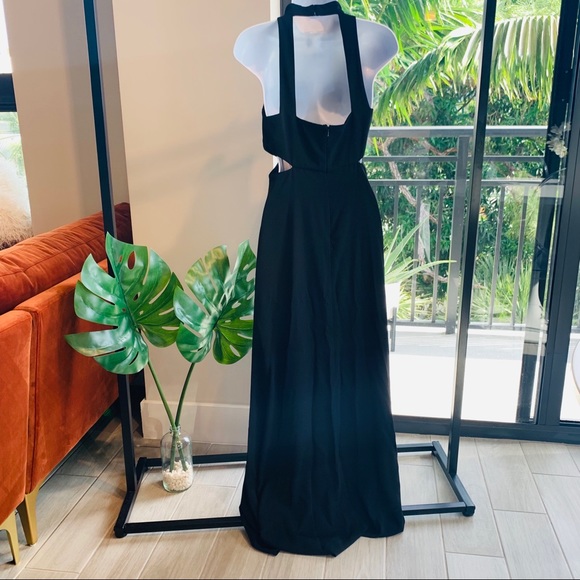 JILL JILL STUART Black Cut Gown - Picture 2 of 6